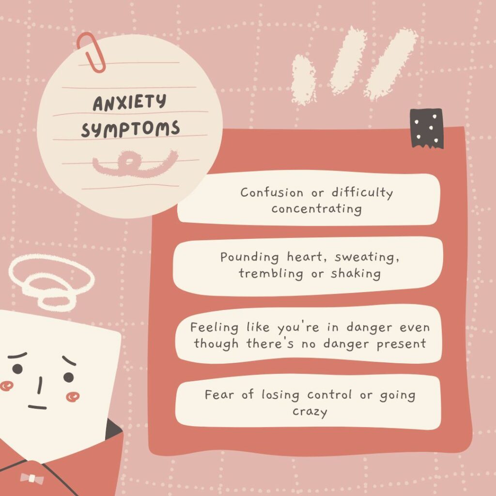 Top 4 Anxiety Symptons